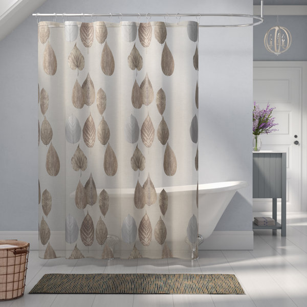 Laurel Foundry Modern Farmhouse Pick City Gossamer Leaf Single Shower Curtain & Reviews Wayfair